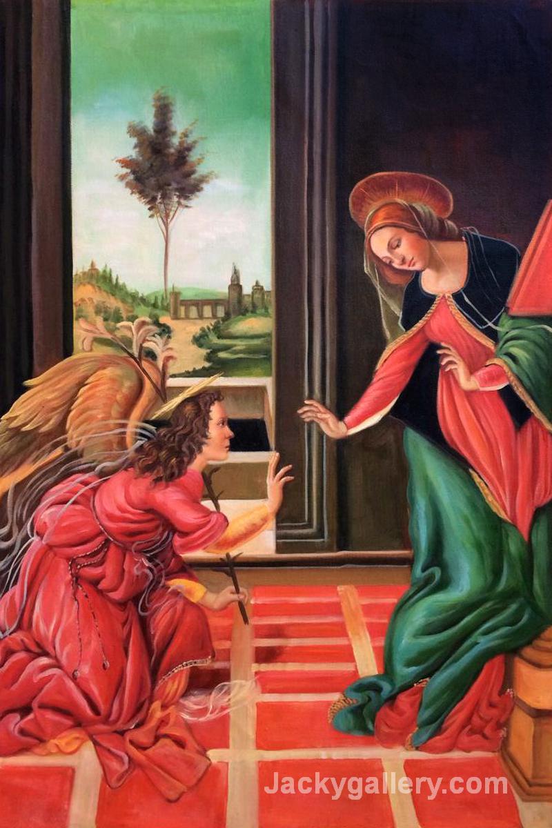 The Cestello Annunciation by Sandro Botticelli paintings reproduction